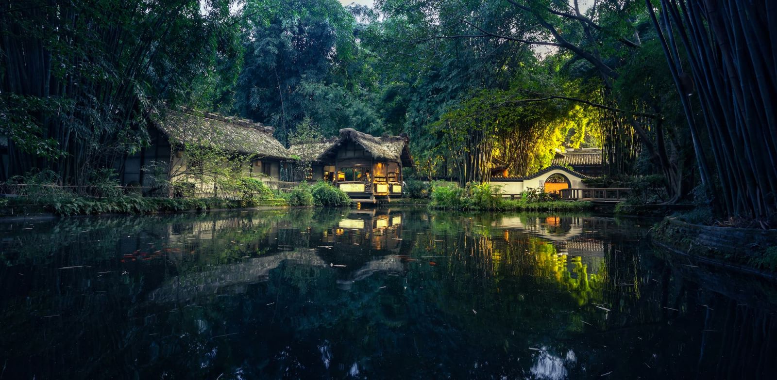 Chengdu Du Fu Thatched Cottage Chinese garden